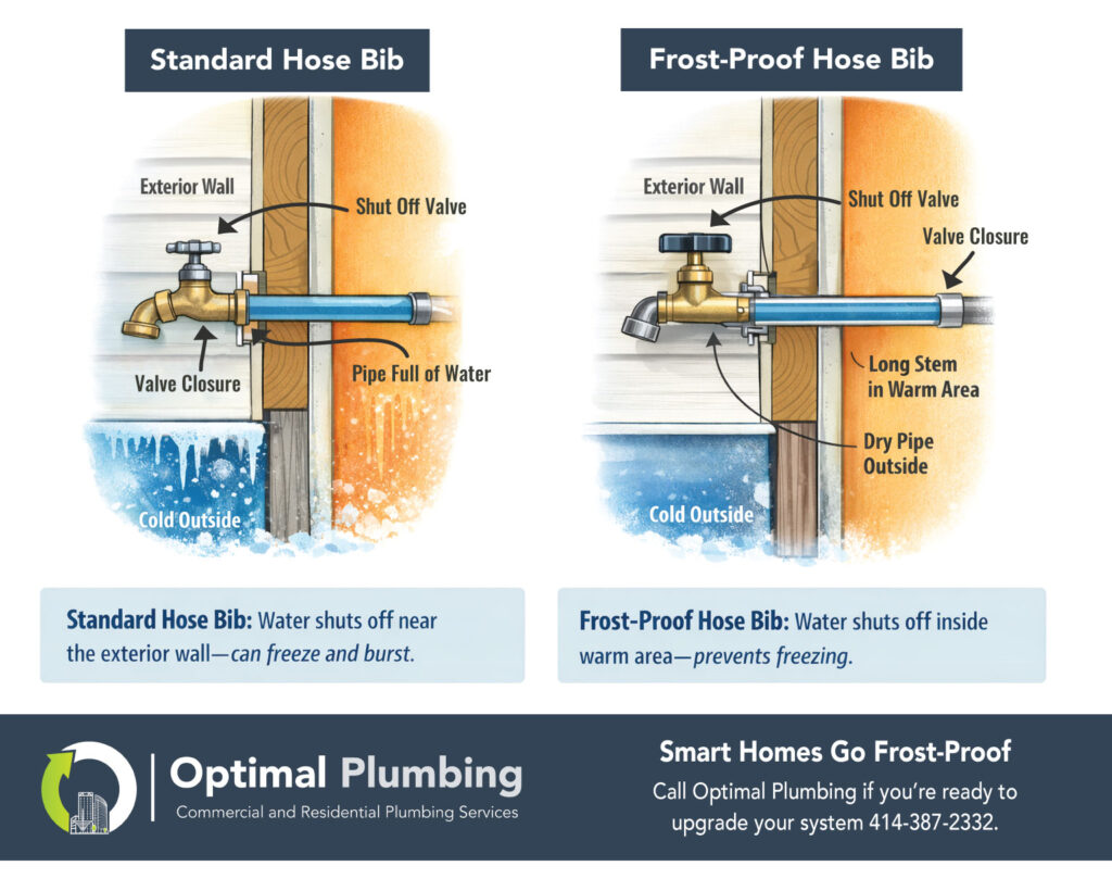 standard hose bib vs frost-proof hose bib
