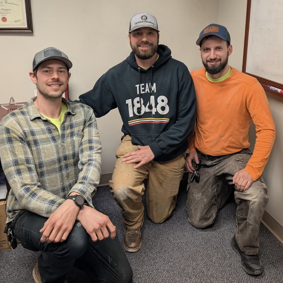 Optimal Plumbing Team Members plumbers and techs