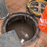 drainage backup view