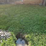 Yard needs new trench line